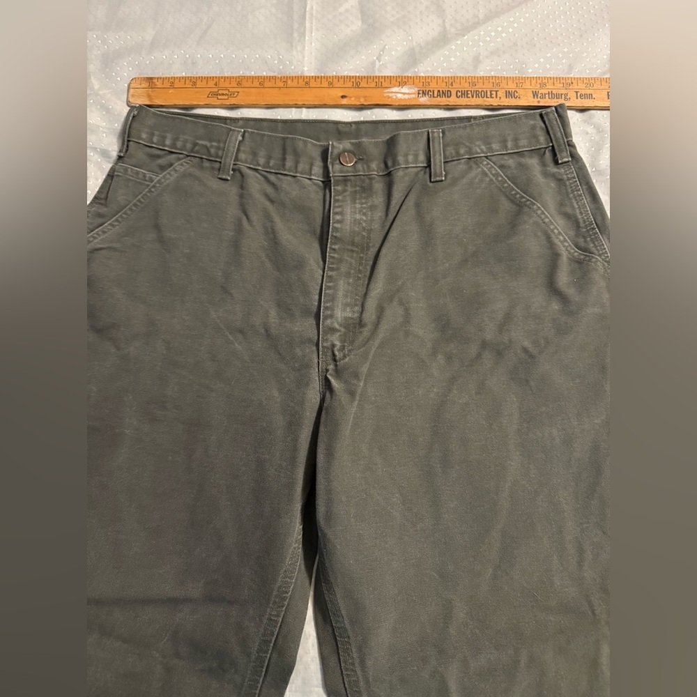 Carhartt B11-MOS 38x31 Green carpenter pants - Picture 6 of 9